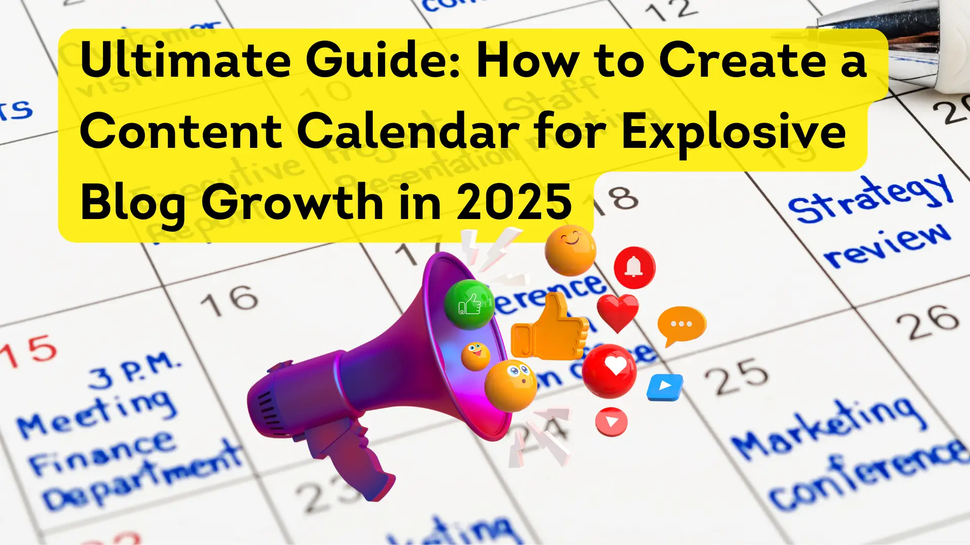 How to Create a Content Calendar for Explosive Blog Growth
